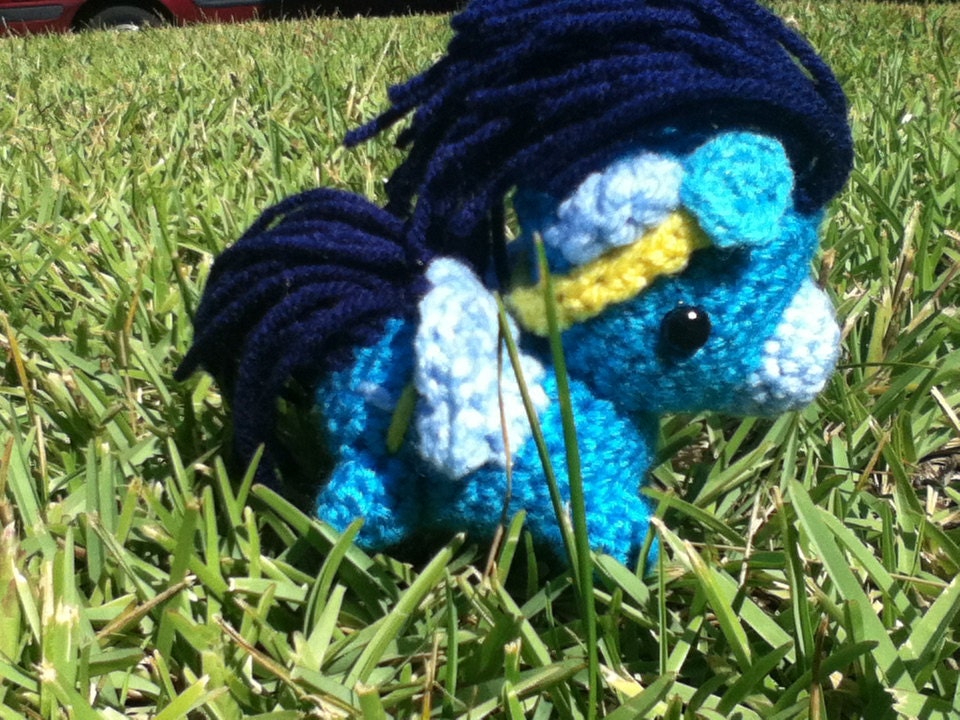 Soarin My Little Pony crocheted