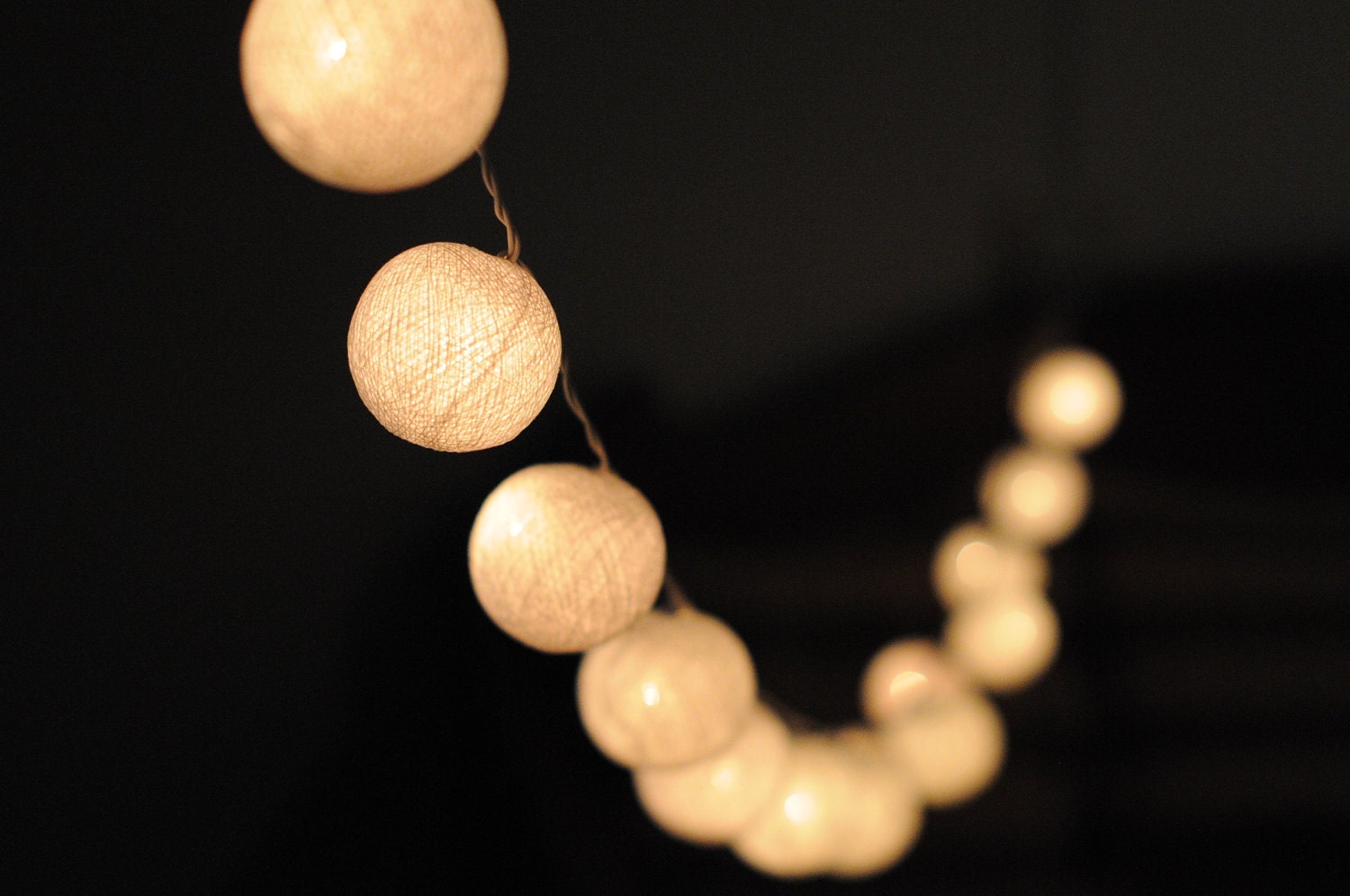 Hanging string light ball wedding display light indoor outdoor