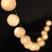 35 balls white color cotton ball 4 meters string light patio outdoor decoration deco room bedroom wedding patio party function light
