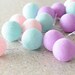 20 x pastel classic baby cute color handmade cotton ball wedding light bedroom light lamp lantern decoration deco patio party