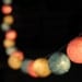 20 x pastel color ball light hanging lantern light wedding light cotton ball bedroom kid room night light