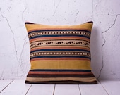 hand woven vintage kilim pillow cover - 19.69" x 19.69" - FAST shipment with UPS - 00569-86