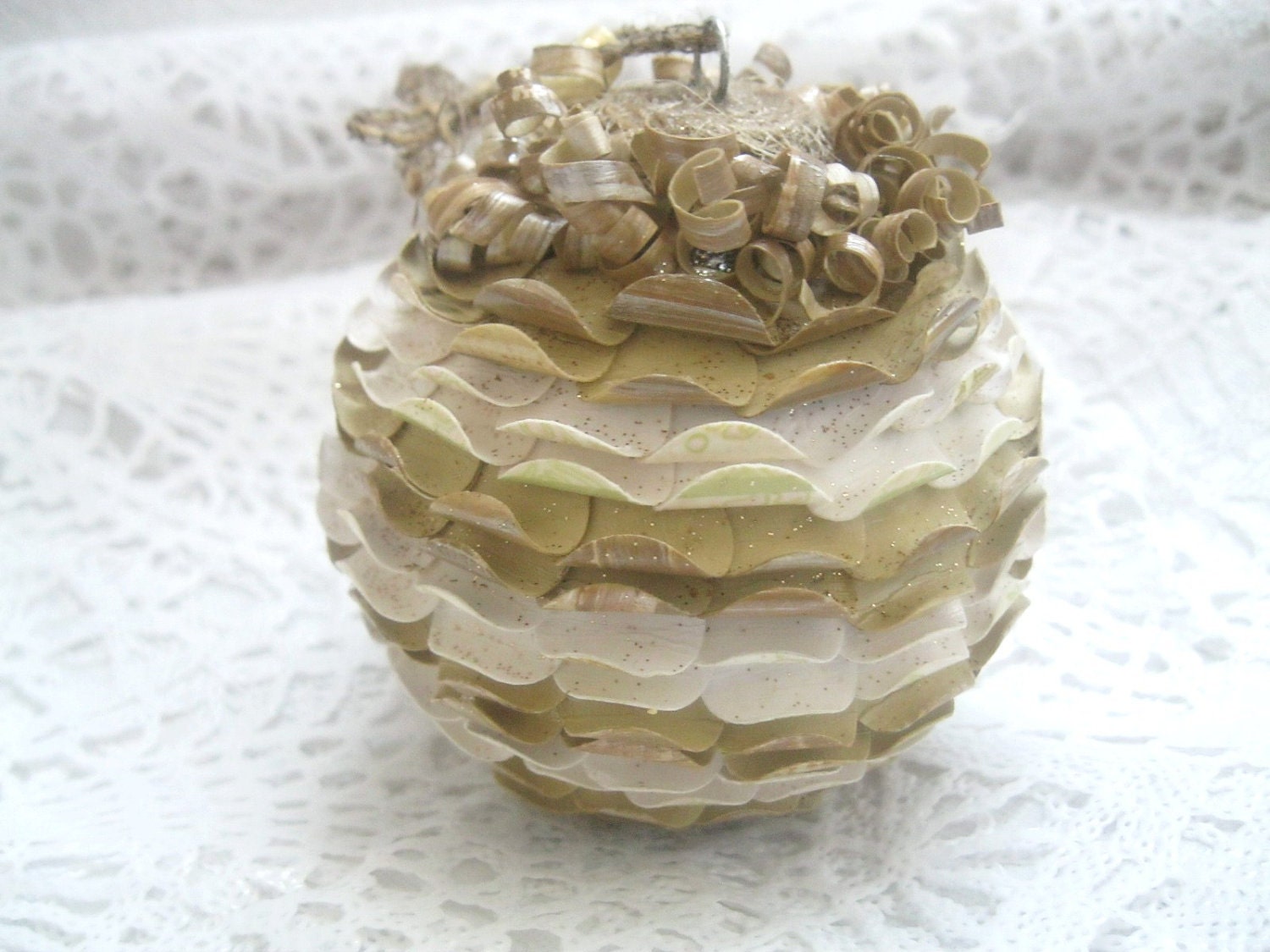First Anniversary Gift - Folk Home Decor - Decorative Ball