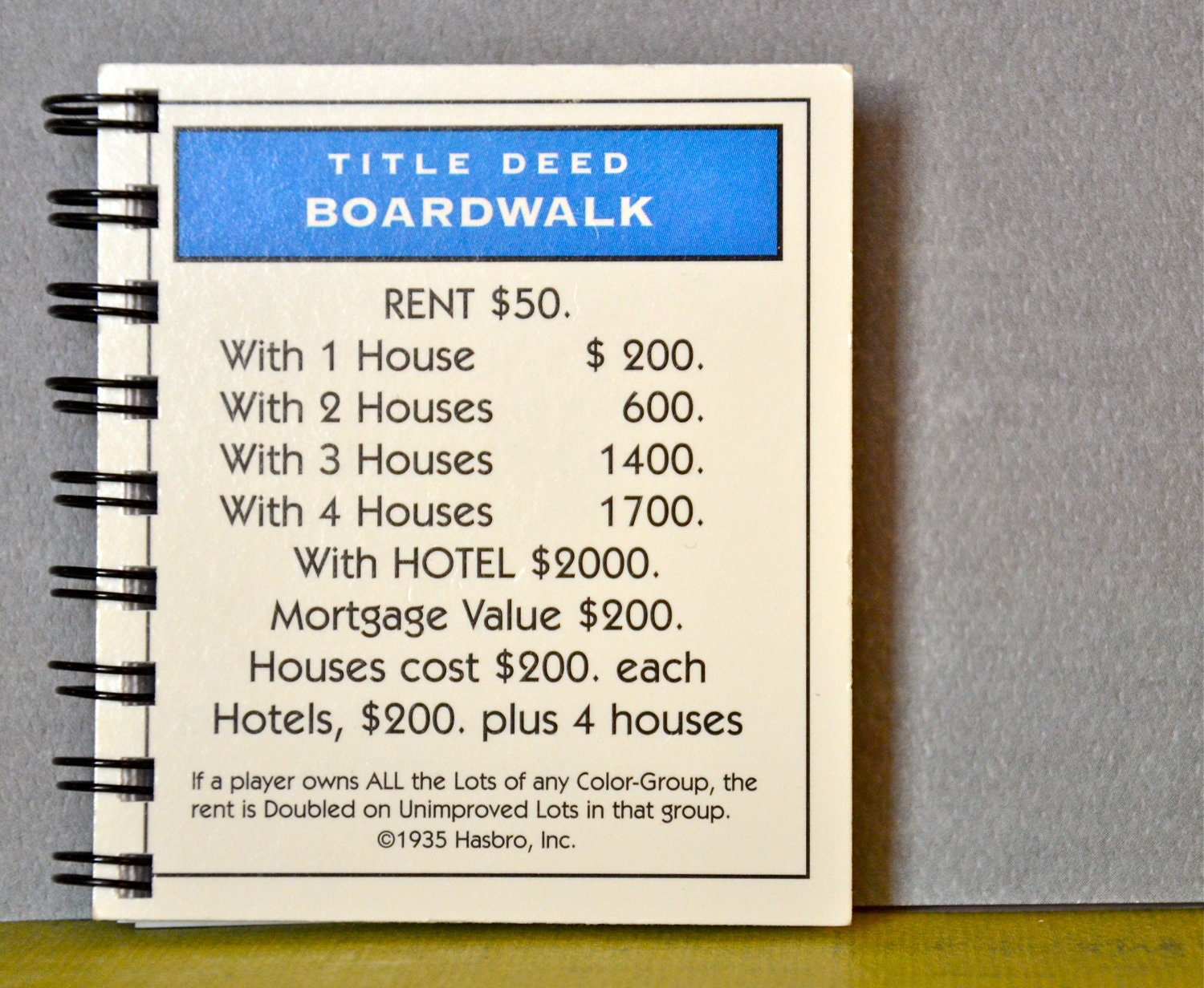 Boardwalk Monopoly