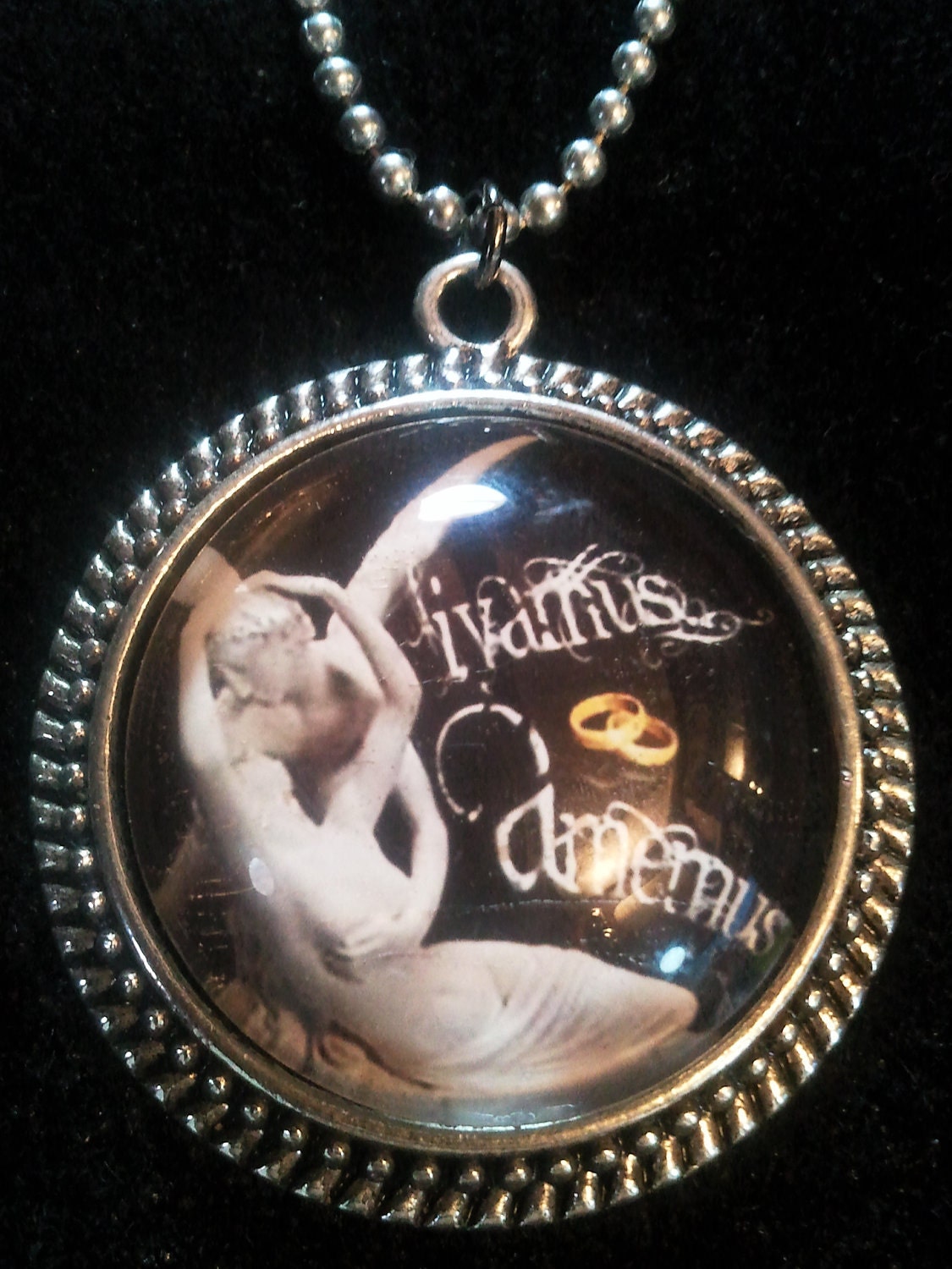 Bookish necklace: Wedding Wings