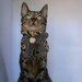 Furry Cheetah Collar by FiercePetFashion