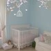 Vinyl Wall Decal Sticker Corner Branches with Decorative Vinyl Wall Bird Cage Children Nursery