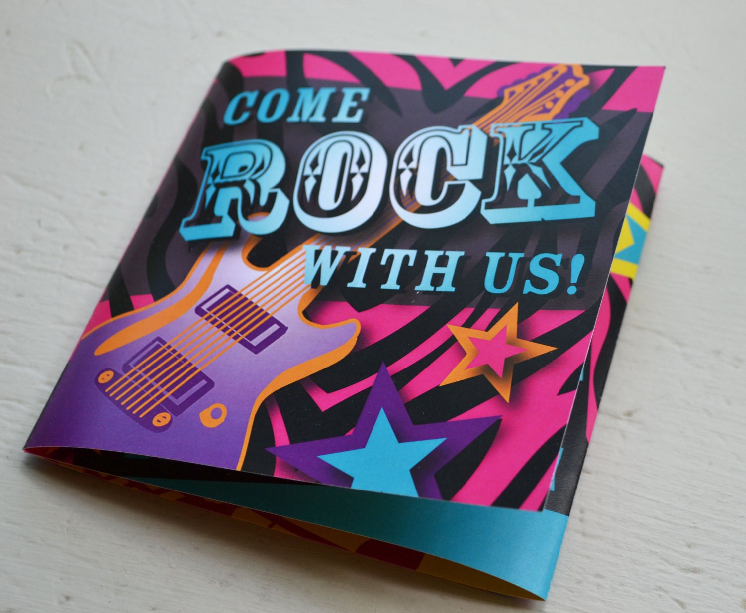 Rockstar Birthday Invitation