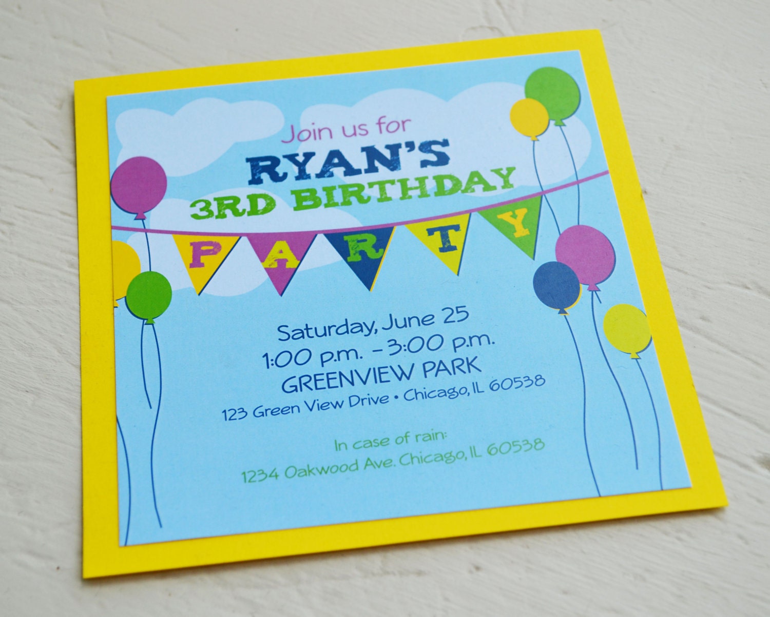 Summertime Party Invitation