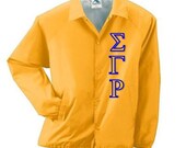 Sorority/Fraternity Greek Letter Coach Jackets