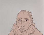 Surprised Man - Original Drawing