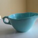 Vintage Creamer - blue melamine