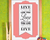 The Life - A4 Giclee Print