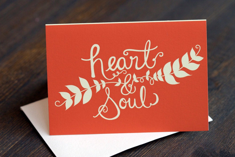 Heart and Soul Card: Two Pack