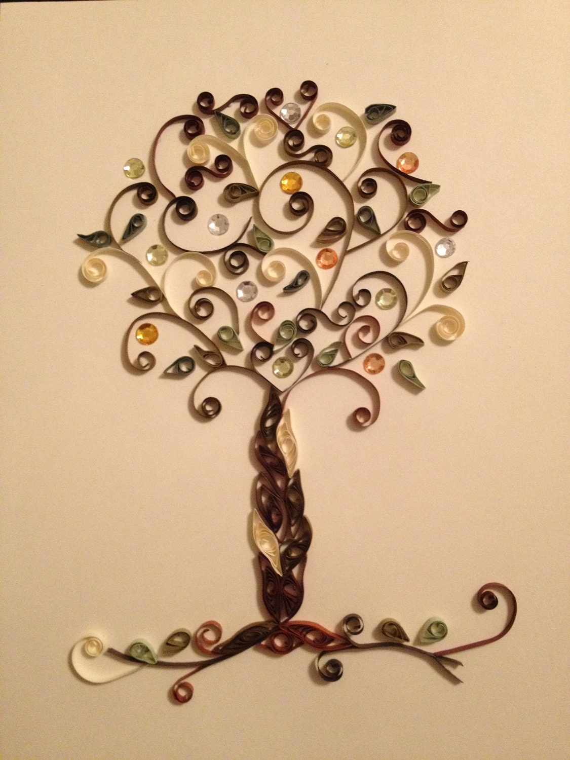 Quilled Tree 8x10