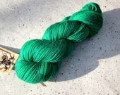 The Green Fairy, 80/10/10 merino cashmere nylon sock yarn