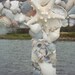 Encrusted Seashell Cross on Reclaimed Wood
