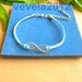 Karma-antique  Bracelet ------ antique silver   Karma Bracelet,infinity bracelet& wax cords Bracelet