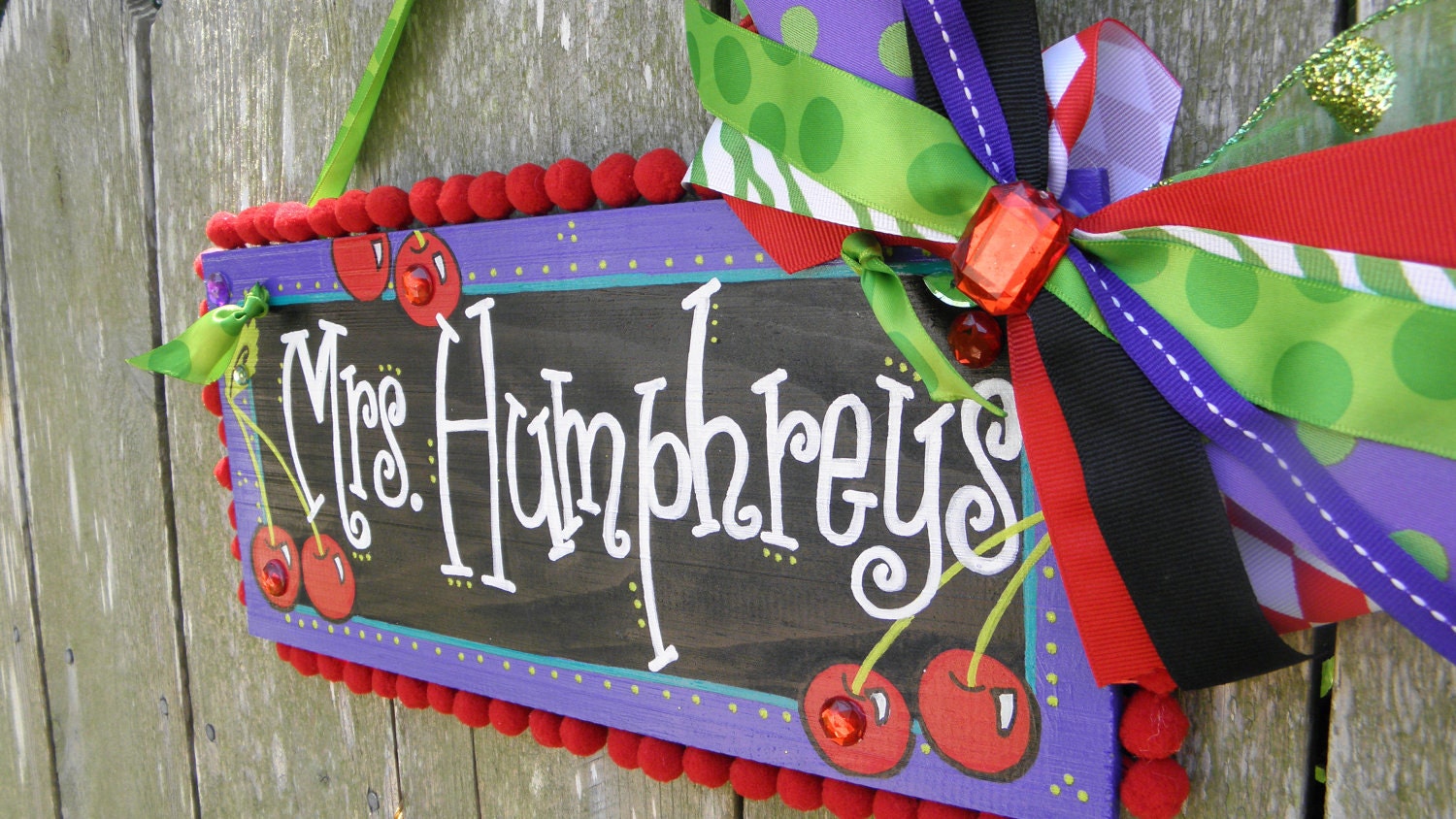 Teacher Name Sign Personalized.....CUSTOM.....