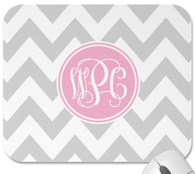 Mousepad Personalized Monogram mouse pad