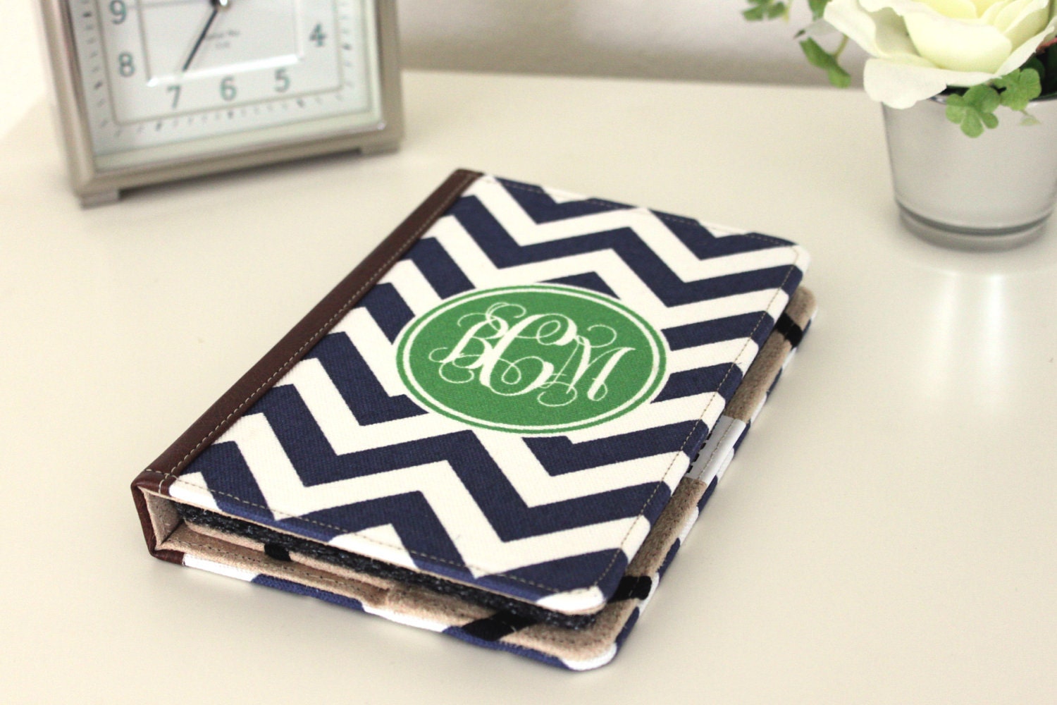 Personalized Monogrammed Cover for Kindle, Nook, Kobo, Sony Reader