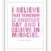 SALE Audrey Hepburn quote: I Believe in Pink. 4 prints one low price. 8x10.