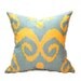 Set of 2 Ikat pillow covers 19" X 19 "