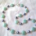 100% Donation Item-- Beautiful Amazonite & Cornflower Blue Necklace