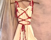 Burgundy Ribbon Dress Rose Ruby Corset Wedding All Body Types Maxi Full Length Womens Custom Made Rose Hem Bridal Gown
