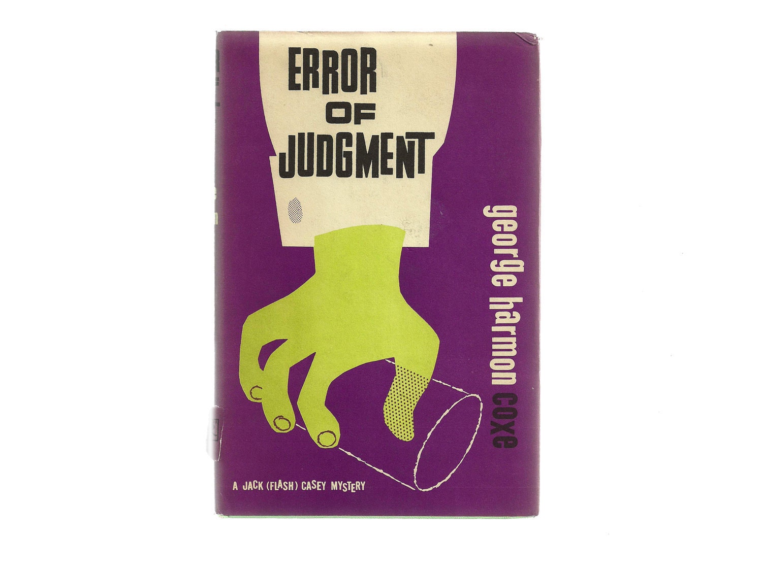 FREE SHIPPING - Error of Judgment - Vintage Mystery Novel Fiction Book - Sale
