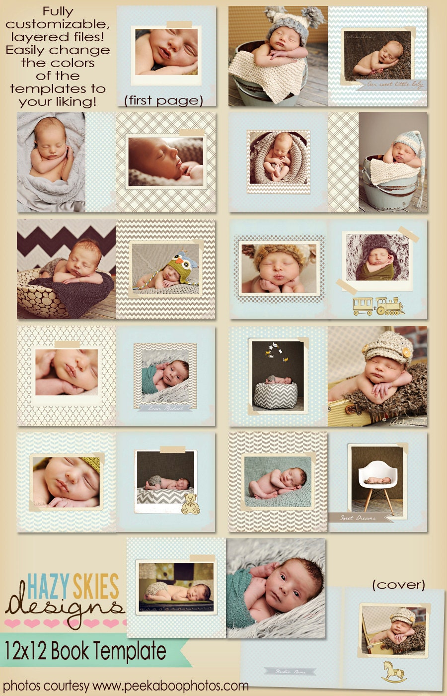Book - Album template for photographers