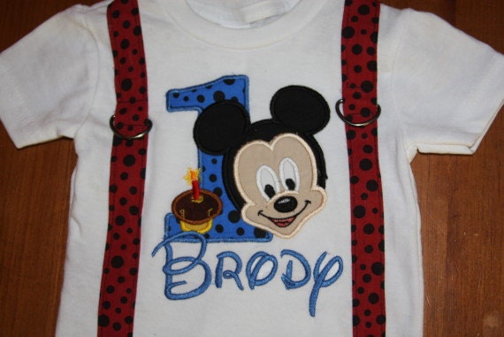 Mickey Mouse birthday shirt