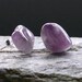 Chunky Purple Amethyst Semi Precious Stone Stud Earrings, Gifts under 10 pounds