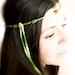 Forest fairy crown hairband. Festival skinny headband, hippie summer hair accessories. avidteam