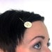 Pair of Dewey Decimal Library Card Hair Pin Bobby Pins - Set of 2 Made with Reclaimed Library Cards