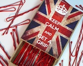 Keep Calm And Get A Grip Bobby Pins Jubilee Box with Hair Pins
