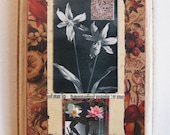 Back to Nature, Original Collage Containing Vintage Elements, UK-Irish  Postage Stamps