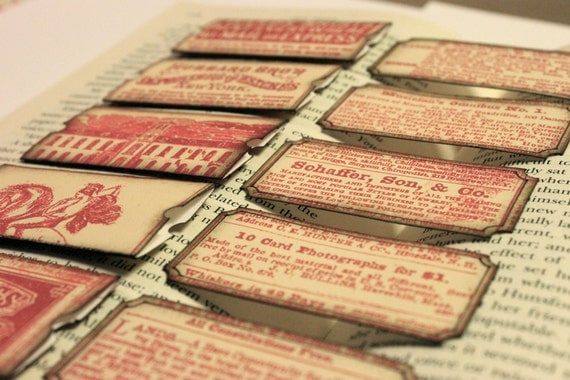 Red Newspaper Classifieds Tickets & Ticket Pockets
