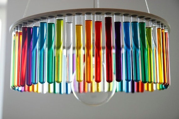 Maria S.C. single test tubes lamp