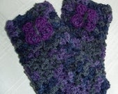 Lovely fingerless gloves, crocheted fingerless gloves, crocheted wristlets, fingerless gloves