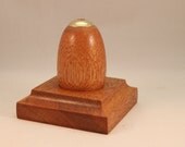 Turned Mahogany Egg Kaleidoscope "Eggoscope"