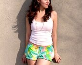 Handmade Bloomers Watercolor Style - green, blue, yellow, pink, white in S M L