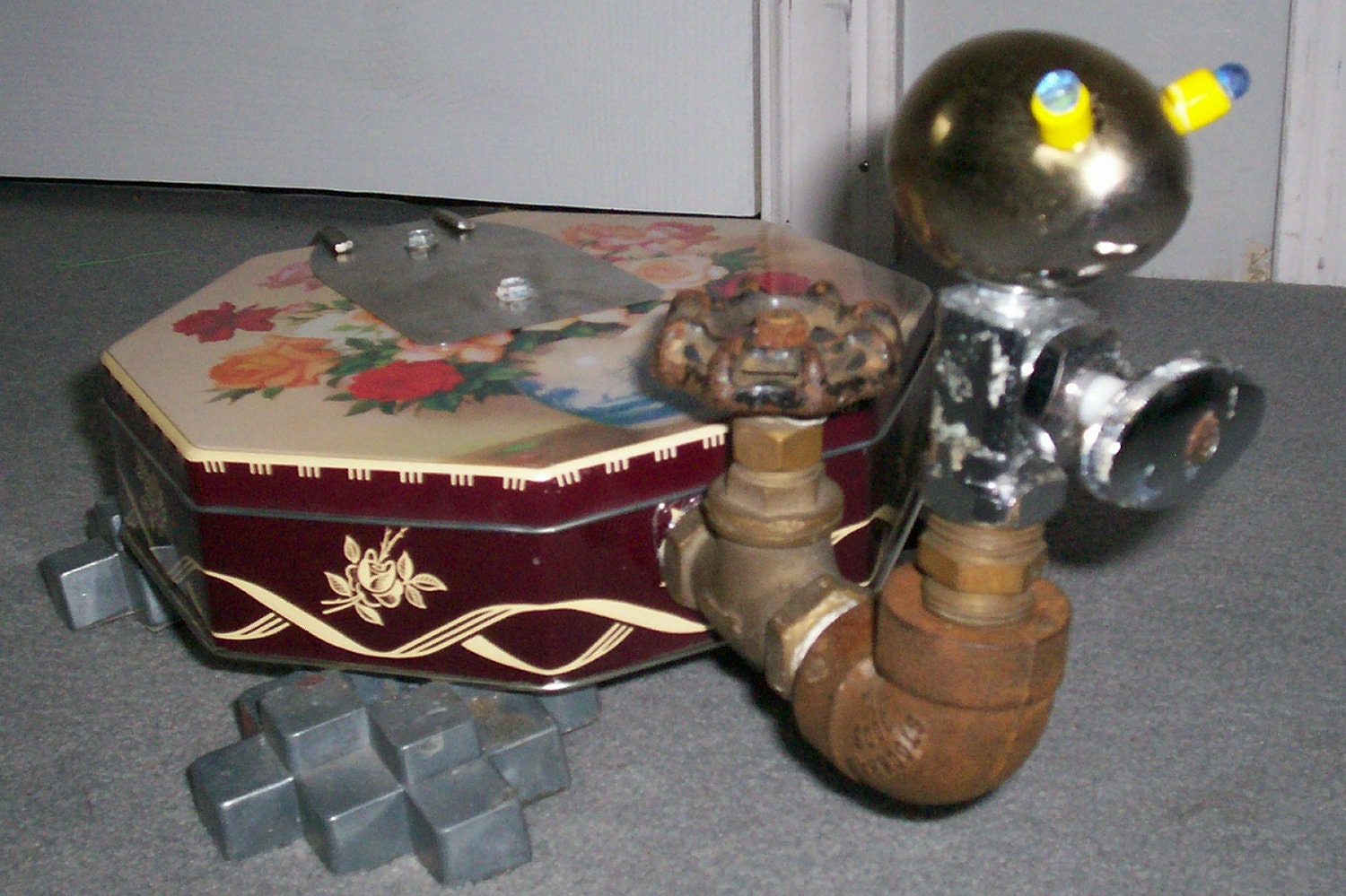 Toms Metal Recycled Steampunk Robot Junk Yard Turtle. From Debbunnies Toms Metal Recycled Steampunk Robot Junk Yard Turtle. From Debbunnies