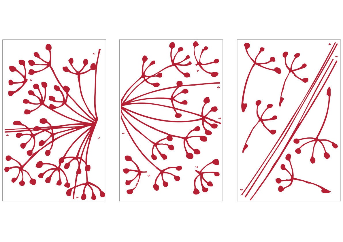 Anglesey - Dandelion flowers - red