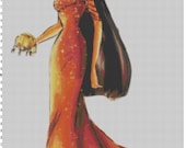 Disney Designer Princess Doll Pocahontas Cross Stitch Pattern PDF (Pattern Only)