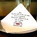 Father of The Bride Handkerchief -Hankie - OF ALL THE walks we have taken - Thank you for walking by my side Hanky - Father of the Bride