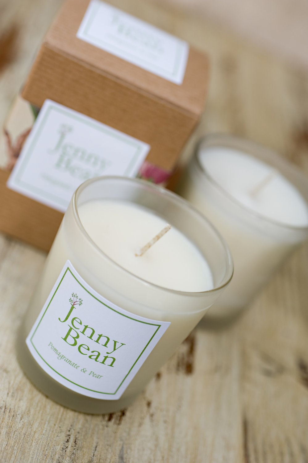 Pomegranate & Pear Fragrant Soy Candle
