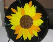 13.5 Inch Sunflower Platter