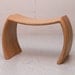 25%SALE NOW 712.50 IDEA Bench Handcrafted Laminated Sculpted Wood, Art, Contemporary Modern, Studio Design, Mid-Century