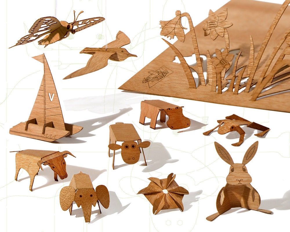 postcard wood - big selection